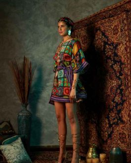 Big Tile Short Kaftan