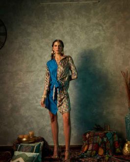 Small Square Half & Half Dress