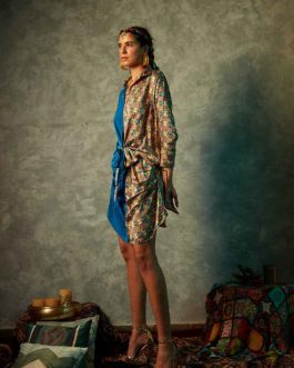 Small Square Half & Half Dress