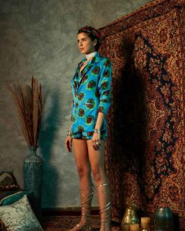 Blue Blotch Printed Shirt