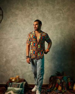 Big Square Printed Shirt