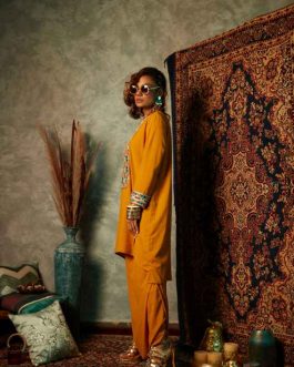 Mustard Dhoti