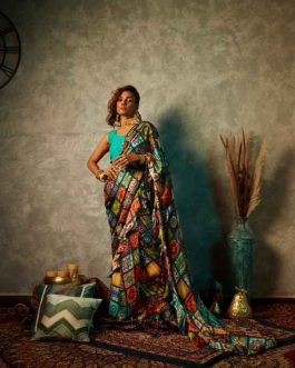 Green Sleevless Blouse